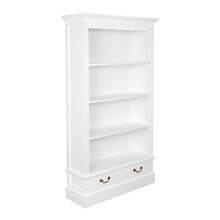 White Tasmanian 4 Shelf Bookcase