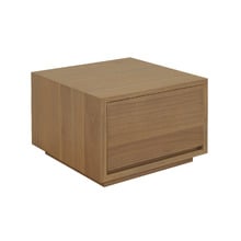 Elylis 1 Drawer Cedar Wood Bedside Table