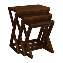 3 Piece Cross Legged Nesting Tables