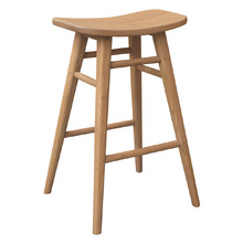 65cm Ellis Mindi Wood Barstool