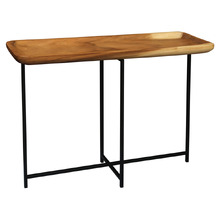 Ashton Suar Wood Tray Console Table