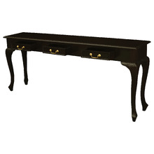 3 Drawer Queen Ann Sofa Table