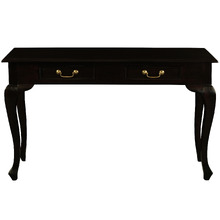 2 Drawer Queen Ann Sofa Table