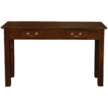 2 Drawer Straight Leg Sofa Table