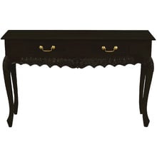 2 Drawer Carved Sofa Table