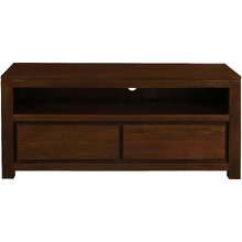 Belgium 2 Drawer Solid Wood Entertainment Unit