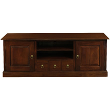 160cm Hovan Mahogany Wood Entertainment Unit