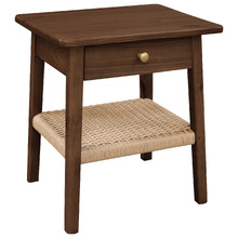 Racquel Cedar Wood Bedside Table