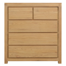 Saul 5 Drawer Cedar Wood Tallboy