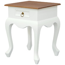 Farmhouse 1 Drawer Lamp Table