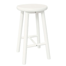 65cm Vicky Mahogany Wood Bar Stool
