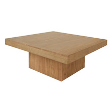 Derek Square Mindi Wood Coffee Table