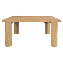 Mauro Mahogany Wood Coffee Table