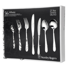 56 Piece Albany Stainless Steel Cutlery Set