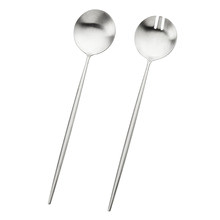 2 Piece Satin Piper Salad Server Set