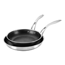 2 Piece Matrix Stainless Steel Frying Pan Set