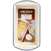 Blue Rim 23cm Enamel Loaf Pan