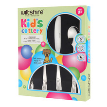 Kids' 4 Piece Puppy Cutlery Set