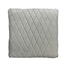 Pebble Grey Coco Velvet Cushion