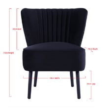 Black Slipper Chair