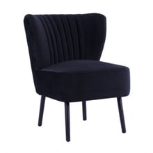 Black Slipper Chair