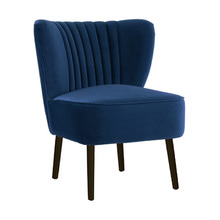 French Navy Slipper Chair