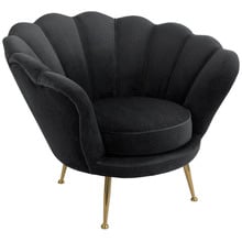 Manhattan Shell Velvet Armchair