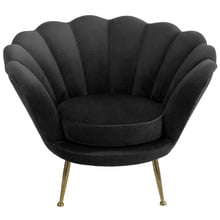 Manhattan Shell Velvet Armchair