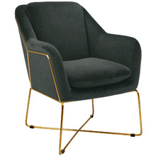 Dover Velvet Armchair