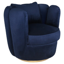 Rochester Velvet Swivel Armchair