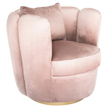 Rochester Velvet Swivel Armchair