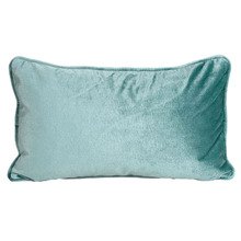 Hermann Piped Rectangular Velvet Cushion