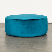 Hermann Velvet Ottoman
