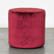 Small Velvet Ottoman