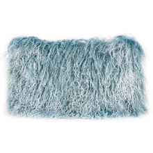 Snowflake Delbee Sheepskin Lumbar Cushion