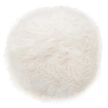 Delbee Round Sheepskin Cushion