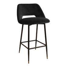 75cm Presley Velvet Barstool
