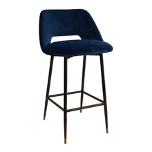 75cm Presley Velvet Barstool