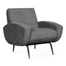 Grey Lewis Upholstered Armchair