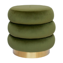 Quinn Velvet Ottoman