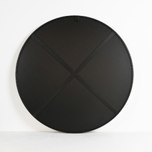 Ludlow Round Steel Wall Mirror