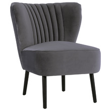 Pebble Grey Slipper Chair