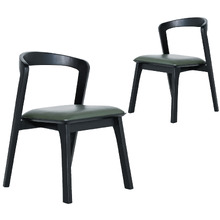 Illaoi Teak Wood Dining Chairs (Set of 2)