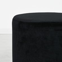 Small Milan Velvet Ottoman