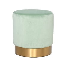 Small Milan Velvet Ottoman