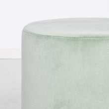 Small Milan Velvet Ottoman