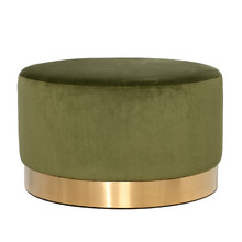 Visser Velvet Ottoman