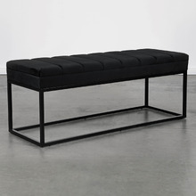 Milford Velvet Ottoman Bench