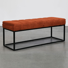 Milford Corduroy Ottoman Bench
