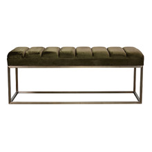 Easton Velvet Ottoman Bench